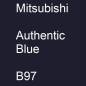 Preview: Mitsubishi, Authentic Blue, B97.